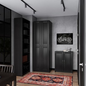 Шкаф МАКС двухстворчатый, цвет Дуб Венге в Когалыме - kogalym.mebel24.online | фото 4