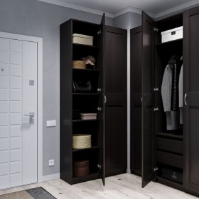 Шкаф МАКС однодверный узкий, цвет Дуб Венге в Когалыме - kogalym.mebel24.online | фото 4