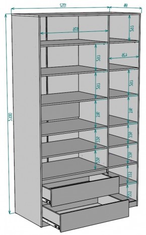 Шкаф Мальта H219 в Когалыме - kogalym.mebel24.online | фото 2