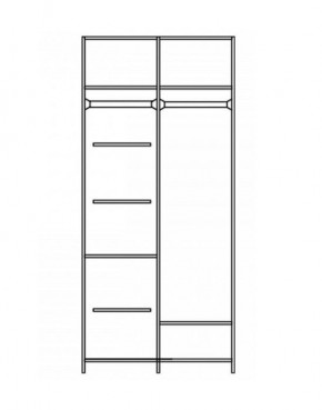 Шкаф Нинель ММ-167-01/03 в Когалыме - kogalym.mebel24.online | фото 3