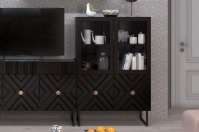 Шкаф низкий (2 стеклодвери) Марсель в Когалыме - kogalym.mebel24.online | фото 7