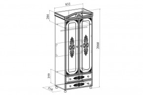 Шкаф платяной Ассоль АС-02 в Когалыме - kogalym.mebel24.online | фото 5