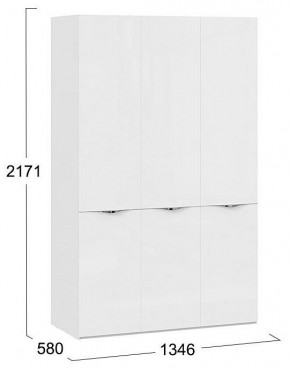 Шкаф платяной Глосс СМ-319.07.431 в Когалыме - kogalym.mebel24.online | фото 4