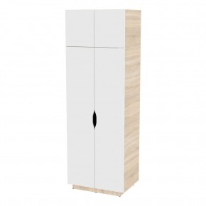 Шкаф "Аврора (H37)" (ДСС-Белый) в Когалыме - kogalym.mebel24.online | фото