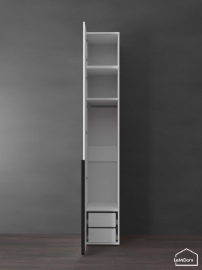 Шкаф с антресолью Linnea MHR-1A-3 2450х400х510 (Белый-М 11.1.1) в Когалыме - kogalym.mebel24.online | фото 5