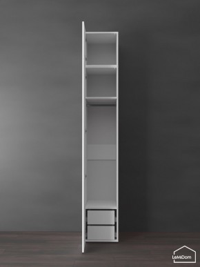 Шкаф с антресолью Linnea MHR-1POA-3 2450х400х510 (Белый-М 11.1.2) в Когалыме - kogalym.mebel24.online | фото 5