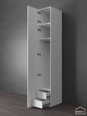 Шкаф с антресолью Linnea MHR-1POA-3 2450х400х510 (Белый-М 11.1.2) в Когалыме - kogalym.mebel24.online | фото 6