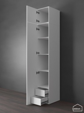 Шкаф с антресолью Linnea MHR-1POA-4 2450х400х510 (Белый-М 11.1.1) в Когалыме - kogalym.mebel24.online | фото 5