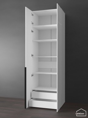 Шкаф с антресолью Linnea MHR-2A-4 2450х800х510 (Белый-М 11.1.1) в Когалыме - kogalym.mebel24.online | фото 5