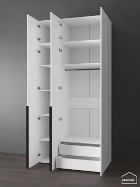 Шкаф с антресолью Linnea MHR-3A-2 2450х1200х510 (Белый-М 11.1.2) в Когалыме - kogalym.mebel24.online | фото 5