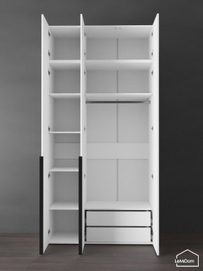 Шкаф с антресолью Linnea MHR-3A-2 2450х1200х510 (Белый-М 11.1.2) в Когалыме - kogalym.mebel24.online | фото 6