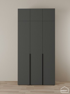 Шкаф с антресолью Linnea MHR-3A-2 2450х1200х510 (Графит-М 11.1.25) в Когалыме - kogalym.mebel24.online | фото