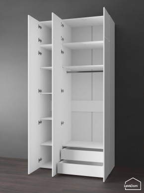 Шкаф с антресолью Linnea MHR-3POA-2 2450х1200х510 (Белый-М 11.1.1) в Когалыме - kogalym.mebel24.online | фото 5