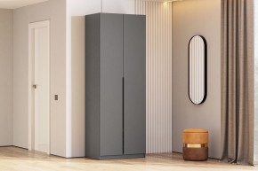 Шкаф ШК-5 + 2 полки (800) Графит серый в Когалыме - kogalym.mebel24.online | фото 2