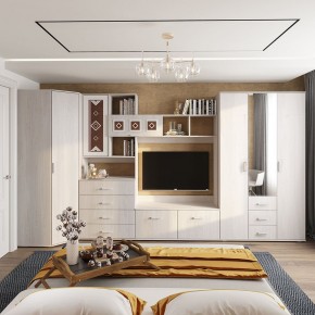 Шкаф угловой Белла (Ясень белый) в Когалыме - kogalym.mebel24.online | фото 3