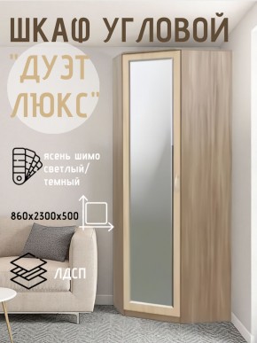 Шкаф угловой Дуэт Люкс с зеркалом в Когалыме - kogalym.mebel24.online | фото 3