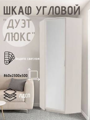 Шкаф угловой Дуэт Люкс с зеркалом в Когалыме - kogalym.mebel24.online | фото 6