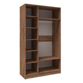 Шкаф Вегас 1200 Дуб крафт табачный/Дуб крафт белый в Когалыме - kogalym.mebel24.online | фото 2
