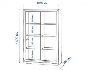 Шкаф-витрина Нобиле ШВтН ФСД-ФСД в Когалыме - kogalym.mebel24.online | фото 2