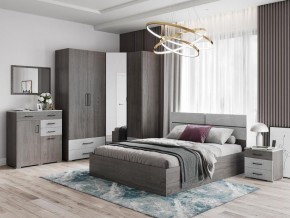 Спальня Теана Ясень Анкор темный/Мрамор лайт в Когалыме - kogalym.mebel24.online | фото