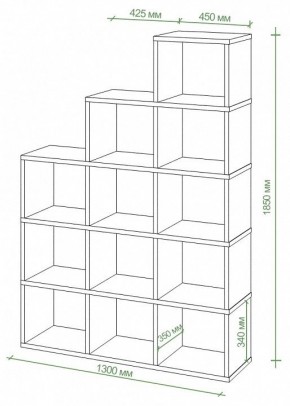 Стеллаж Бартоло СЛД 5 в Когалыме - kogalym.mebel24.online | фото 2