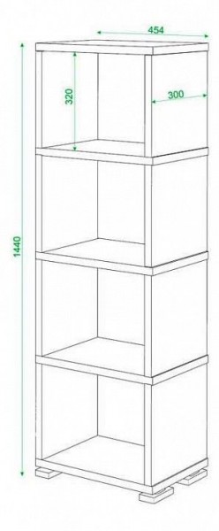 Стеллаж Домино СБ-15/4 в Когалыме - kogalym.mebel24.online | фото 3