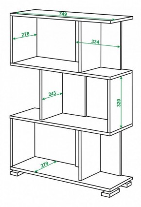 Стеллаж Домино СЛ-5-3 в Когалыме - kogalym.mebel24.online | фото 2