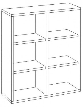 Стеллаж Домино СУ(ш2в1) в Когалыме - kogalym.mebel24.online | фото 3