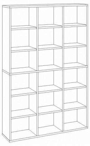 Стеллаж Домино СУ(ш3в2) в Когалыме - kogalym.mebel24.online | фото 2