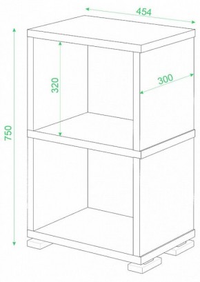 Стеллаж-колонка Домино СБ-15/2 в Когалыме - kogalym.mebel24.online | фото 2