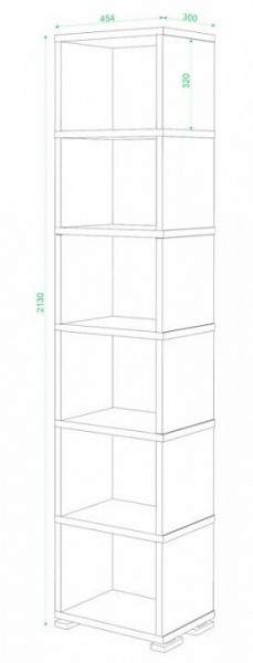 Стеллаж-колонка СБ-15/6 в Когалыме - kogalym.mebel24.online | фото 2