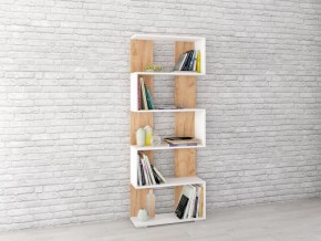 Стеллаж Ромео-1 Дуб крафт золотой/Белый в Когалыме - kogalym.mebel24.online | фото