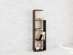 Стеллаж Ромео-6 Дуб молочный/Венге в Когалыме - kogalym.mebel24.online | фото