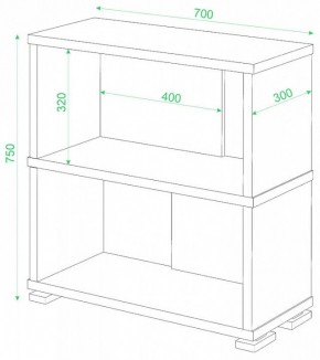 Стеллаж СБ-10/2 в Когалыме - kogalym.mebel24.online | фото 2