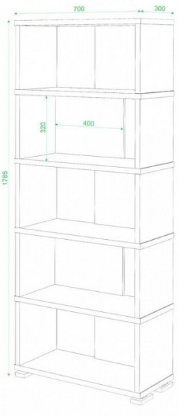 Стеллаж СБ-10/5 в Когалыме - kogalym.mebel24.online | фото 2