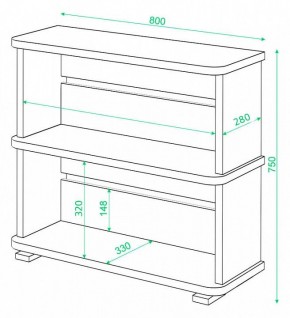Стеллаж СБ-25/2 в Когалыме - kogalym.mebel24.online | фото 2