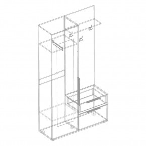 СТИЛ Прихожая (модульная) в Когалыме - kogalym.mebel24.online | фото 3