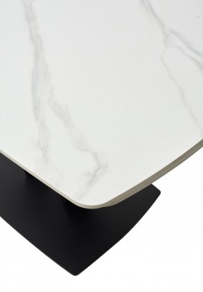 Стол ALATRI 120 MATT WHITE MARBLE SOLID CERAMIC / BLACK, ®DISAUR в Когалыме - kogalym.mebel24.online | фото 11