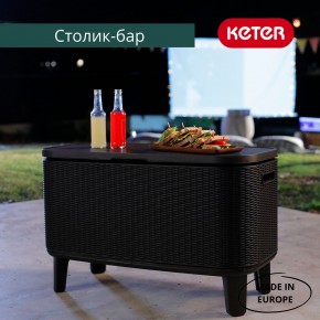 Стол Беви Бар (Bevy Bar Large Cool Bar), коричневый в Когалыме - kogalym.mebel24.online | фото 4