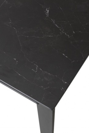 Стол CORNER 120 MATT BLACK MARBLE SOLID CERAMIC / BLACK, ®DISAUR в Когалыме - kogalym.mebel24.online | фото 5