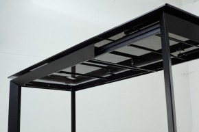 Стол CREMONA 140 KL-99 Белый мрамор матовый, итальянская керамика / черный каркас, ®DISAUR в Когалыме - kogalym.mebel24.online | фото 13