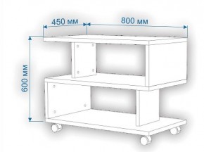 Стол журнальный Домино СЖ-1 в Когалыме - kogalym.mebel24.online | фото 2