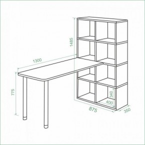 Стол компьютерный Bartolo в Когалыме - kogalym.mebel24.online | фото 2