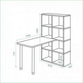 Стол компьютерный Bartolo в Когалыме - kogalym.mebel24.online | фото 2