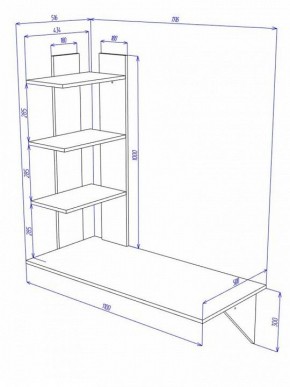 Стол компьютерный Домино Cross СтТ5 в Когалыме - kogalym.mebel24.online | фото 2