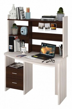 Стол компьютерный Домино Лайт СКЛ-Крл 120+НКЛ-120 в Когалыме - kogalym.mebel24.online | фото 2