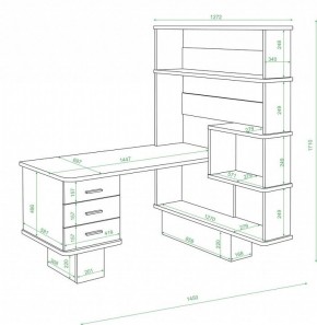 Стол компьютерный Домино нельсон СР-520 в Когалыме - kogalym.mebel24.online | фото 2