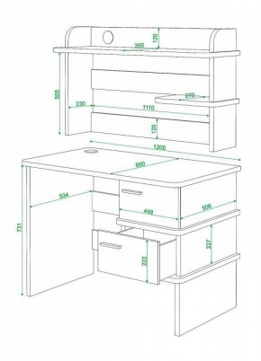 Стол компьютерный Домино СД-15 в Когалыме - kogalym.mebel24.online | фото 4
