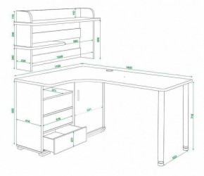 Стол компьютерный Домино СР-145М в Когалыме - kogalym.mebel24.online | фото 5