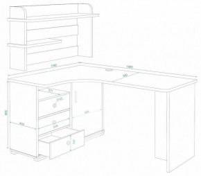 Стол компьютерный Домино СР-165 в Когалыме - kogalym.mebel24.online | фото 3